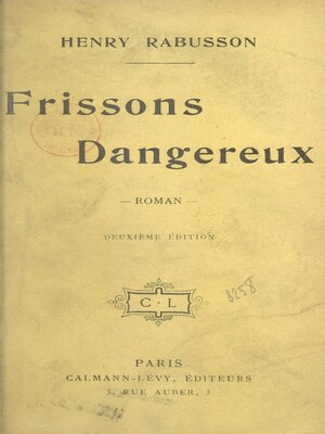 cover image of Frissons dangereux
